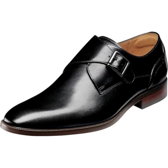 Florsheim Sorrento Plain Toe Single Monk Strap Mens Slip On For Men main image 6